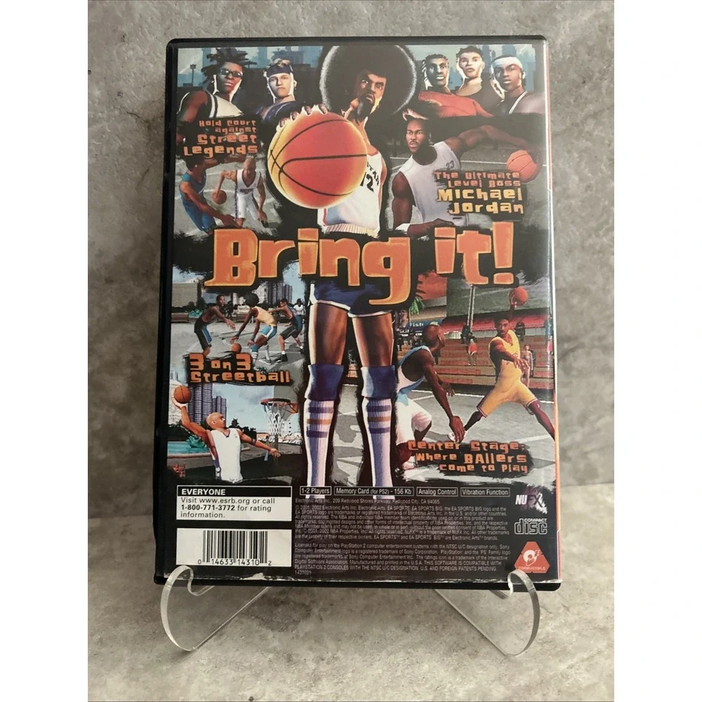 NBA Street (Sony PlayStation 2 PS2, 2003) Greatest Hits Missing Manual VG
